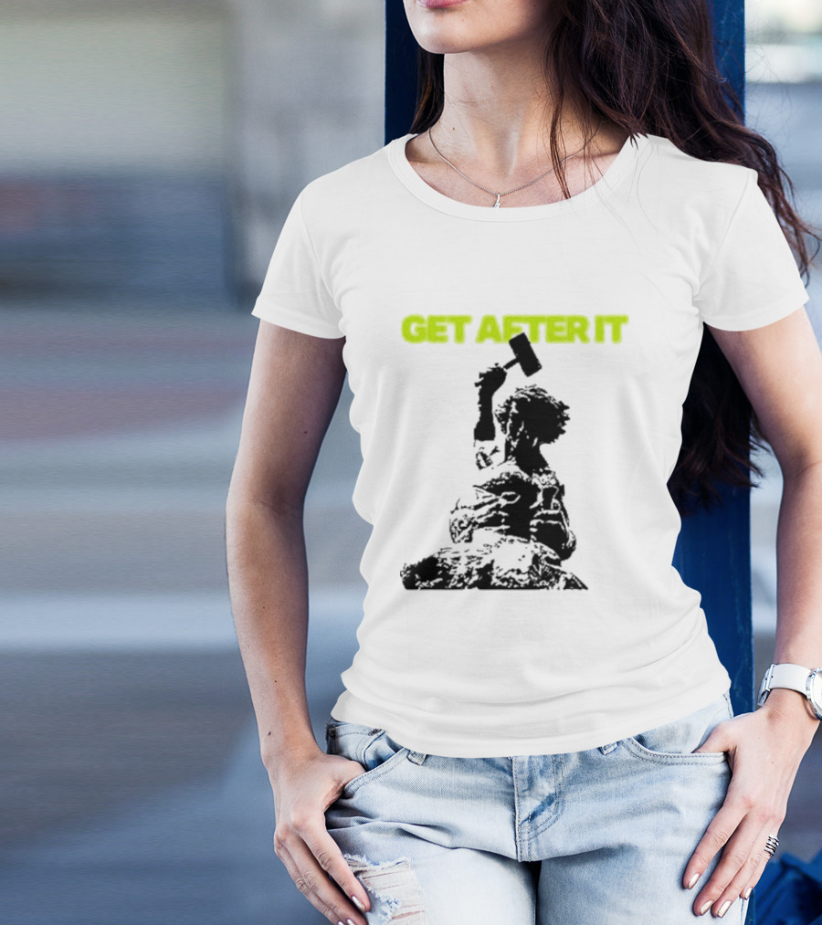 Get After It Rock Climbing Motivational Instrumentals T-Shirt