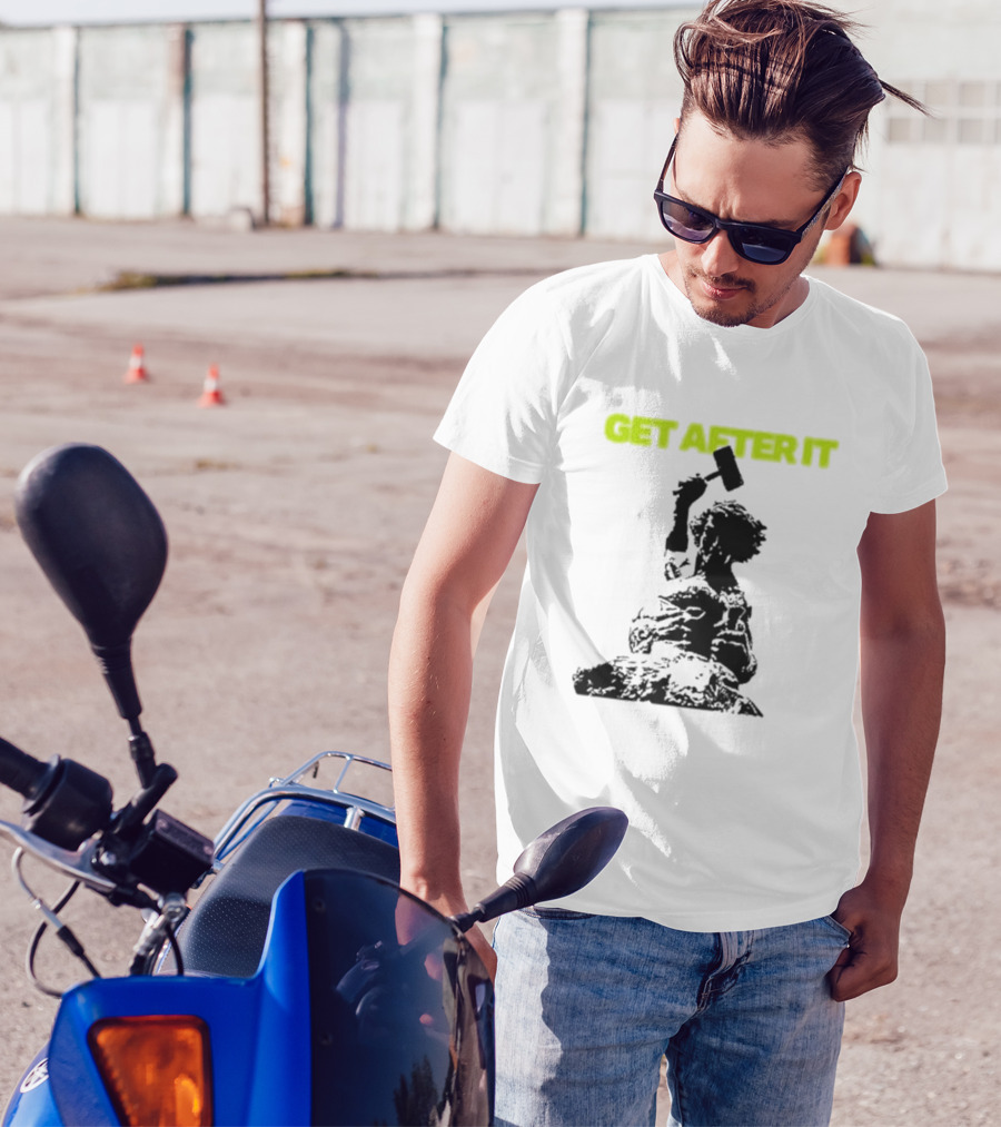 Get After It Rock Climbing Motivational Instrumentals T-Shirt