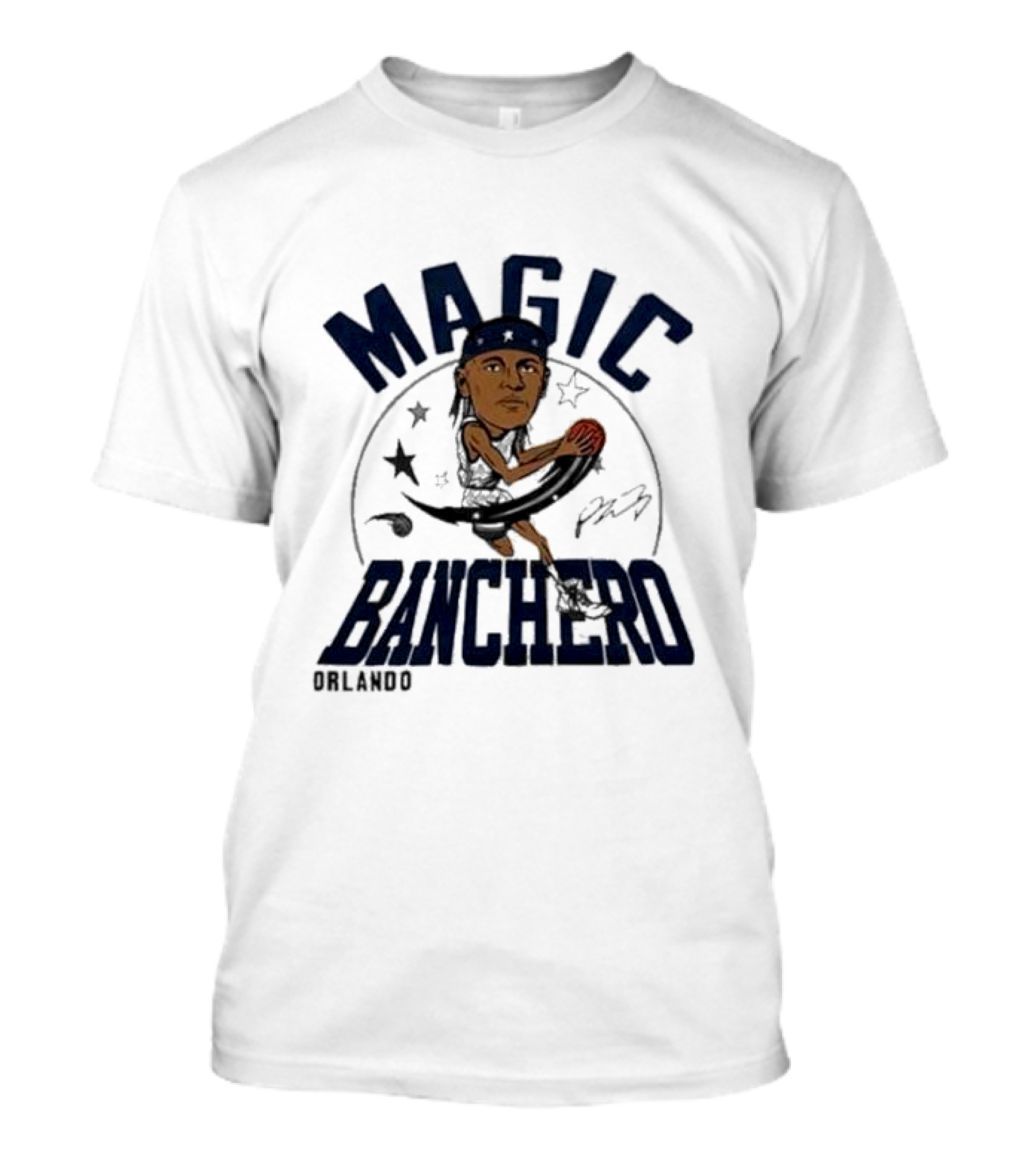 Magic Banchero Orlando 2024 25 City Edition Caricature T-Shirt