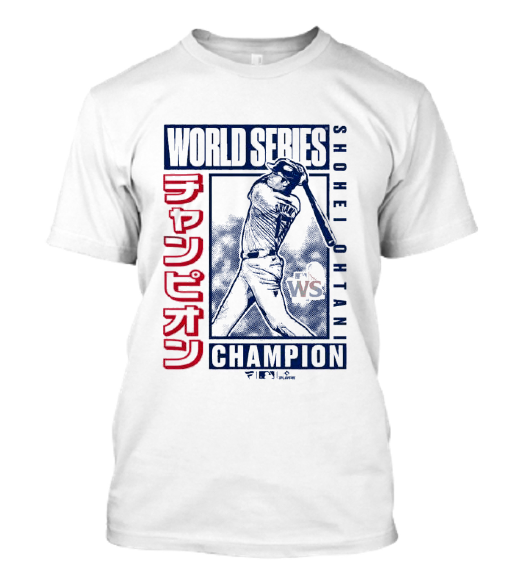Shohei Ohtani World Series Champion Kanji Swing WS T-Shirt