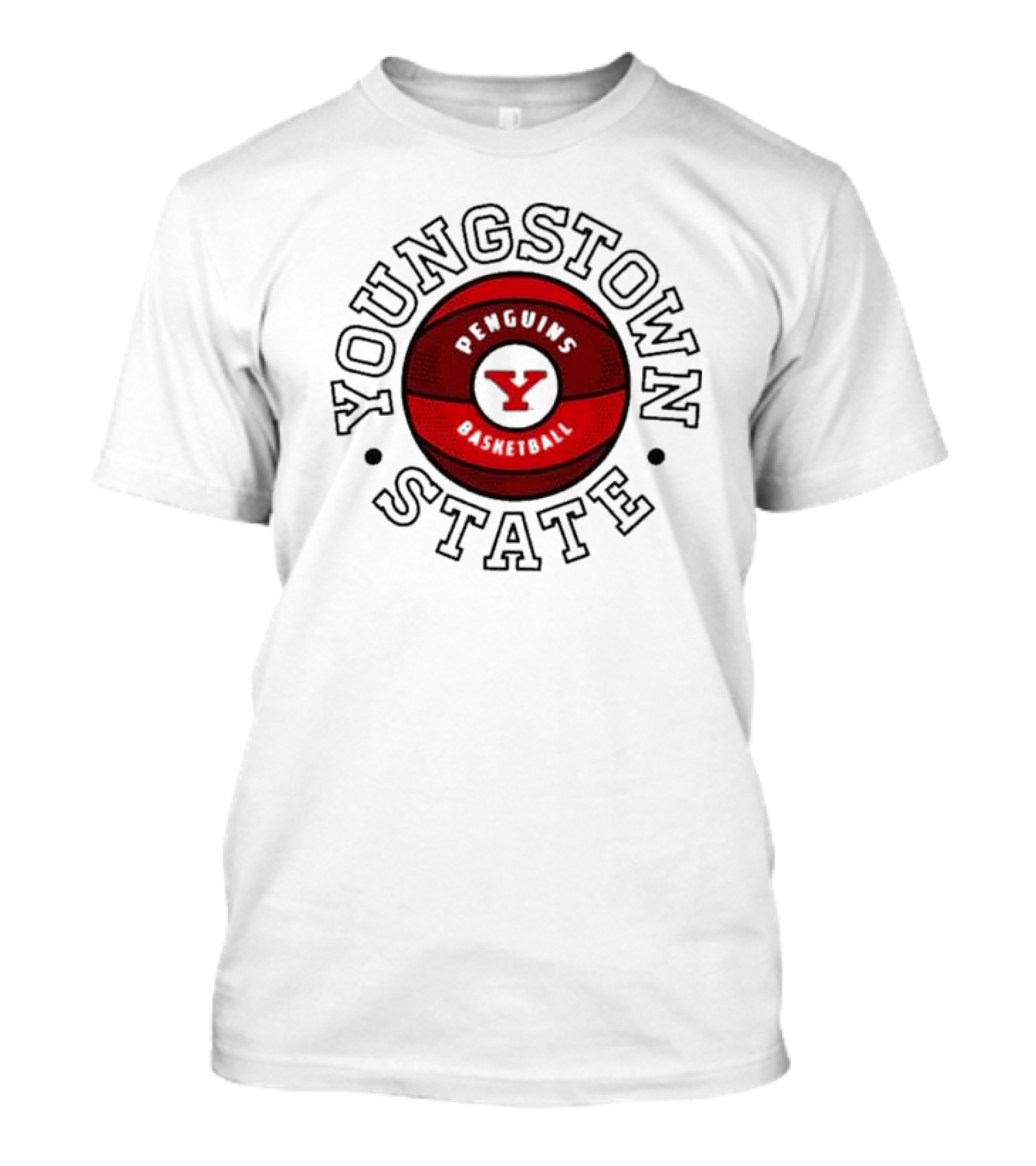 Youngstown State Penguins Basketball Y T-Shirt