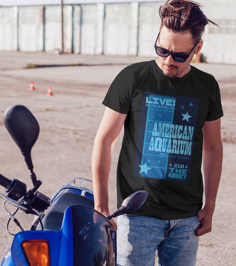 LIVE In Orlando FL American Aquarium With Lou Hazel December 3 2024 At The Abbey T-Shirt