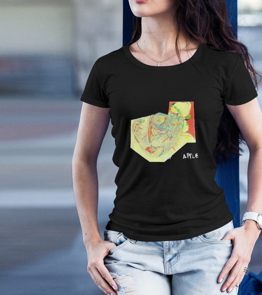 Fiona Apple The Idler Wheel Abstract Artistic Geometric Drawing Multicolored Sketch T-Shirt