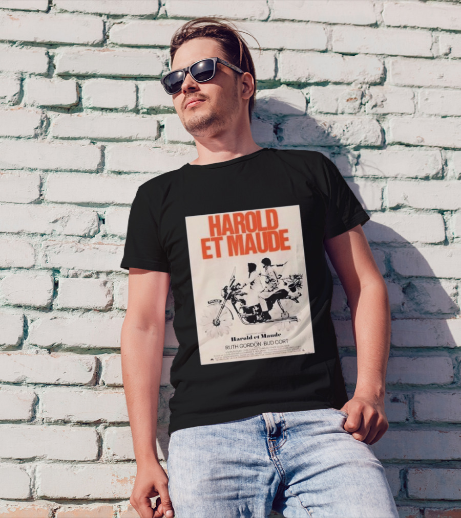 HAROLD ET MAUDE RUTH GORDON BUD CORT FRENCH MOVIE T-Shirt