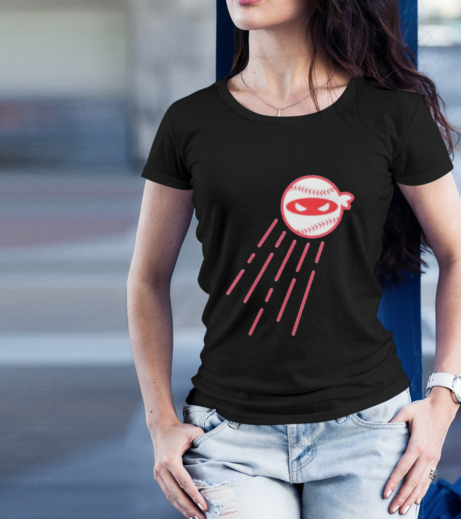 Los Angeles Dodgers Ninja Baseball Pitcher Retro T-Shirt