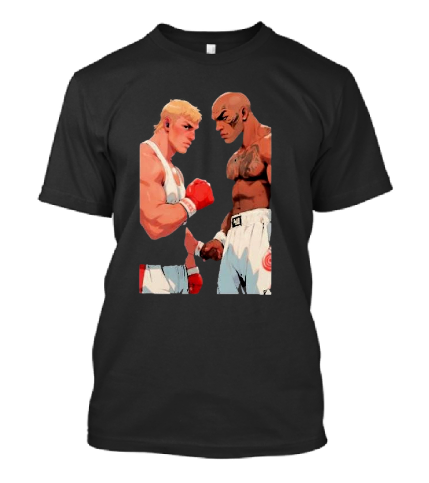 Mike Tyson Champion Faceoff With Blonde Boxer T-Shirt