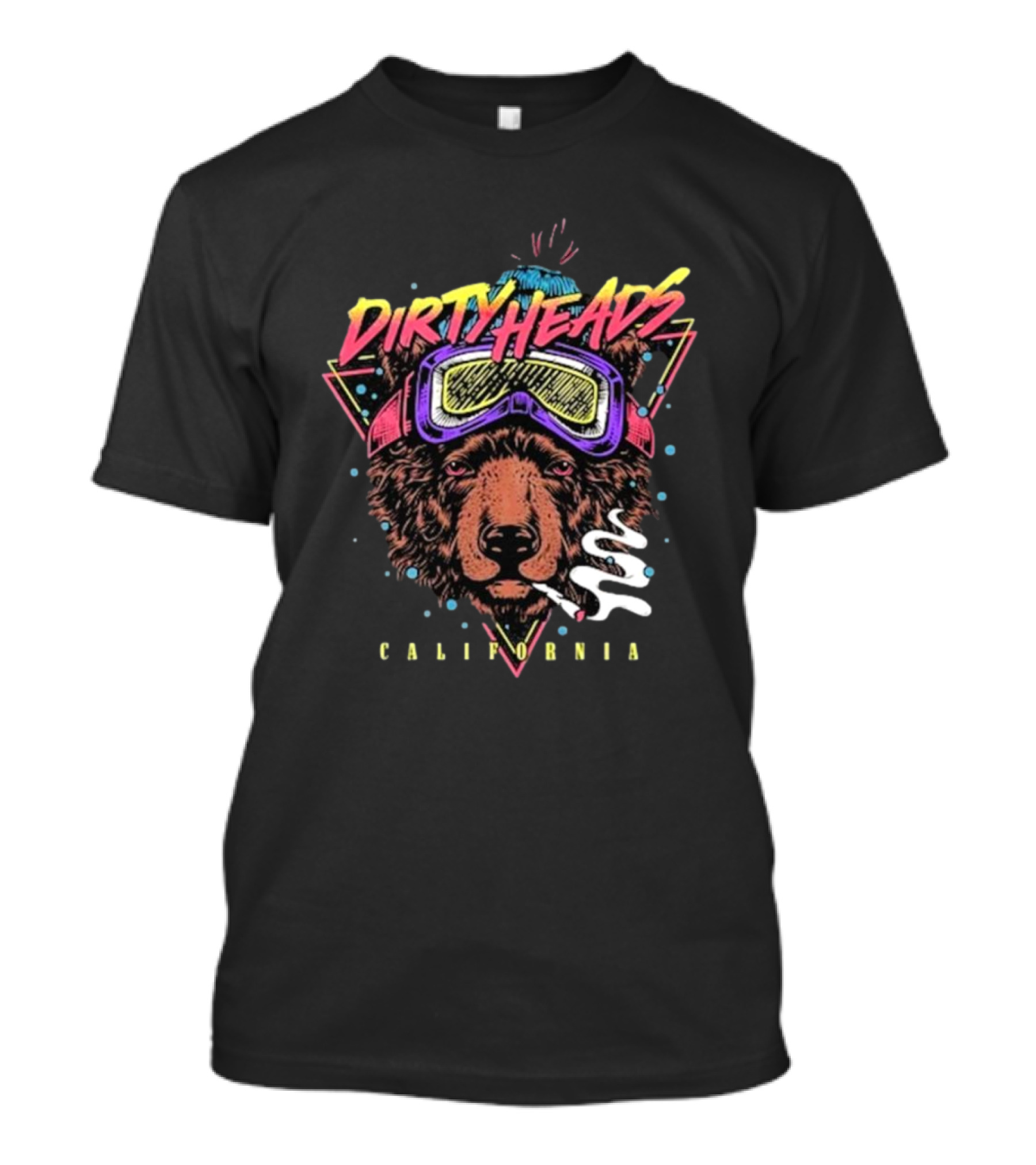 Dirty Heads Shred Bear California Snowboard Vibe T-Shirt