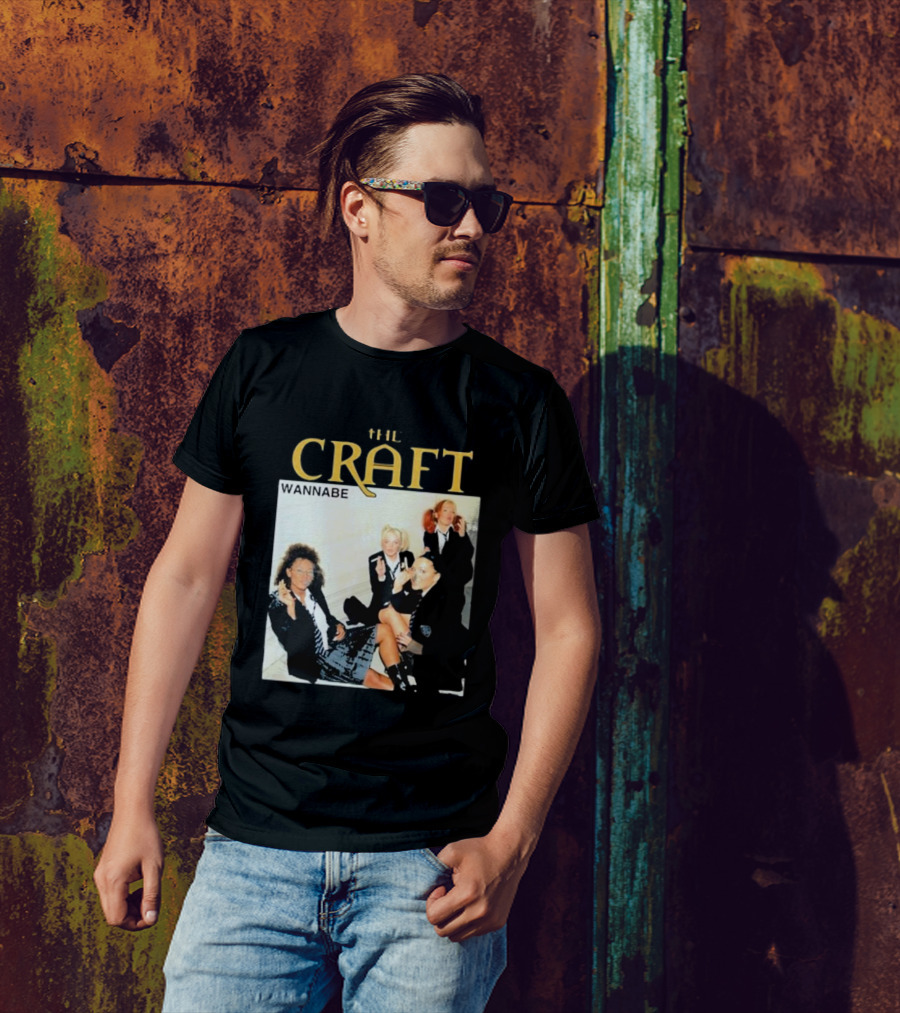 THE CRAFT WANNABE Spice Girls Parody School Girls Smoking Scene T-Shirt