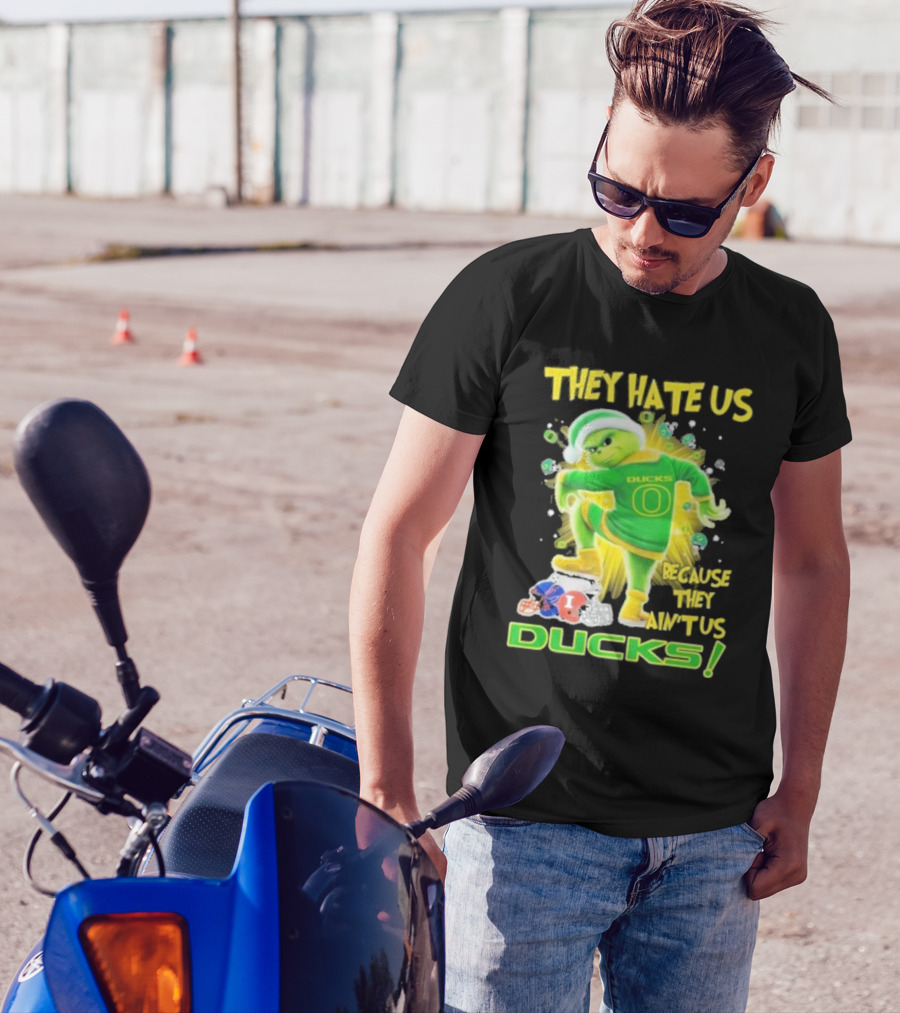 They Hate Us Because They Ain't Us Ducks Merry Christmas T-Shirt