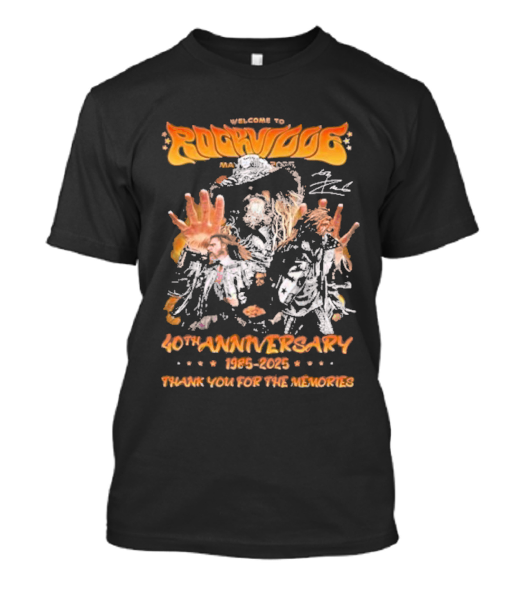 Welcome To Rob Zombie 40th Anniversary 1985-2025 Thank You For The Memories Rock Music Legends T-Shirt