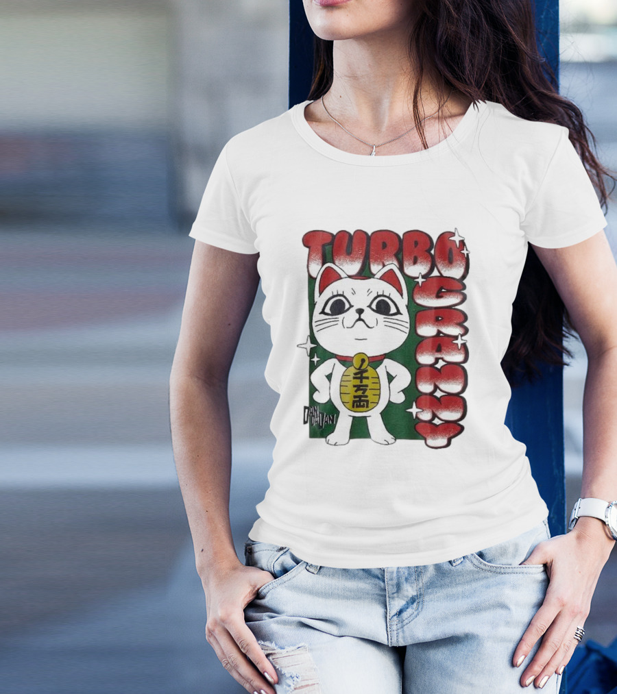 Dandadan Turbo Granny Lucky Cat T-Shirt