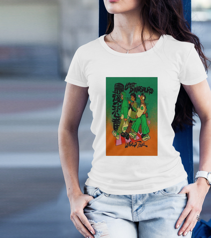 Last Dinosaurs 2024 World Tour Anime T-Shirt