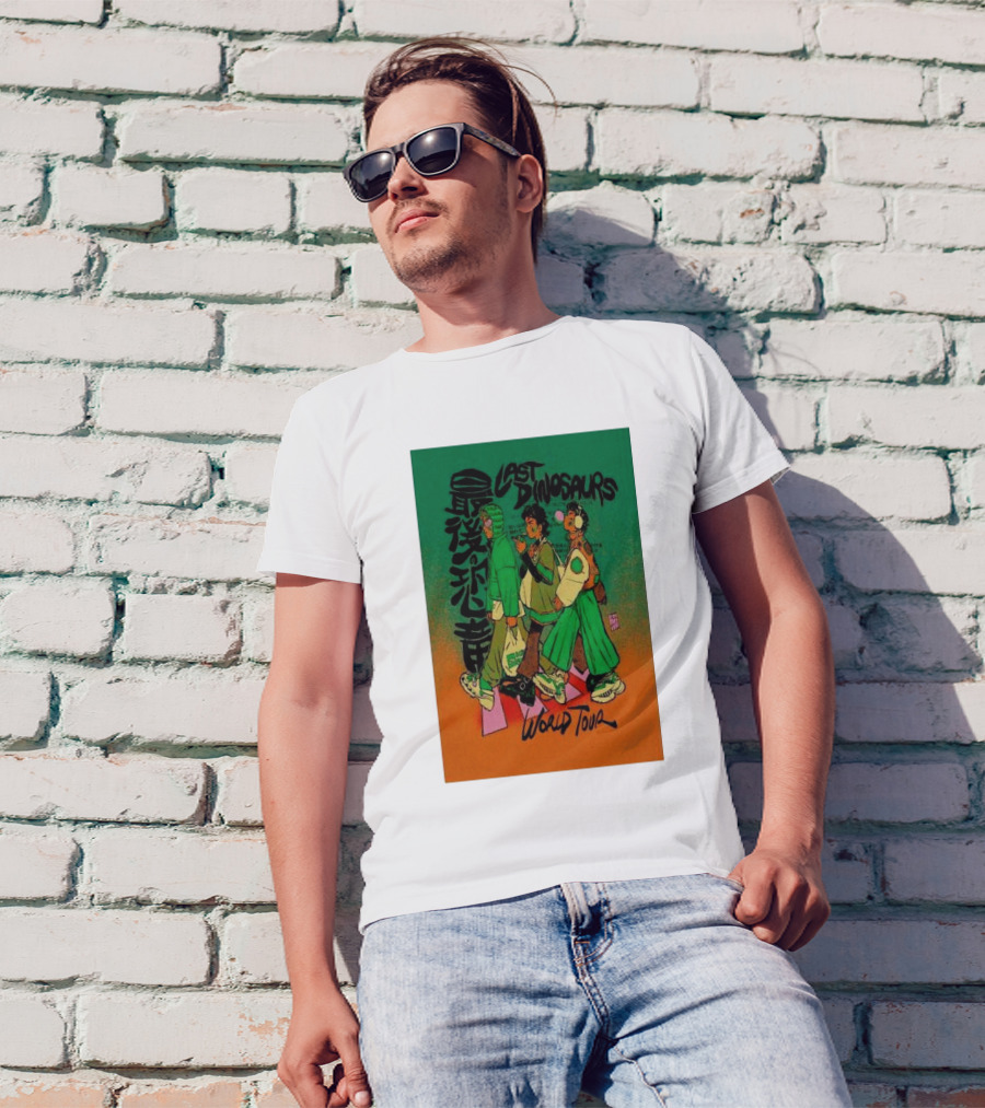 Last Dinosaurs 2024 World Tour Anime T-Shirt