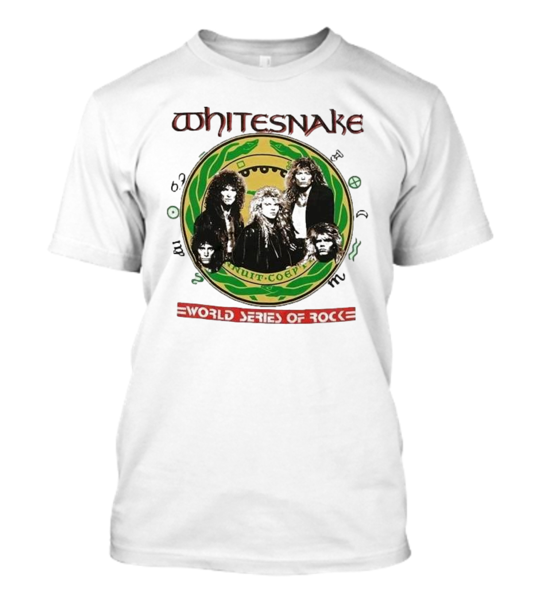 Whitesnake World Series Of Rock Tour Band Members T-Shirt