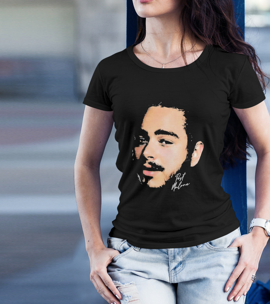 Post Malone Portrait I Like You T-Shirt