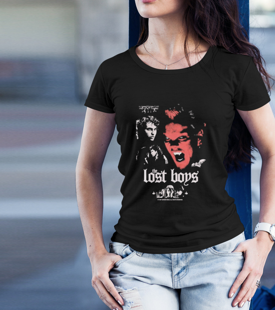The Lost Boys Movie 1987 Warner Bros Posters And Characters T-Shirt