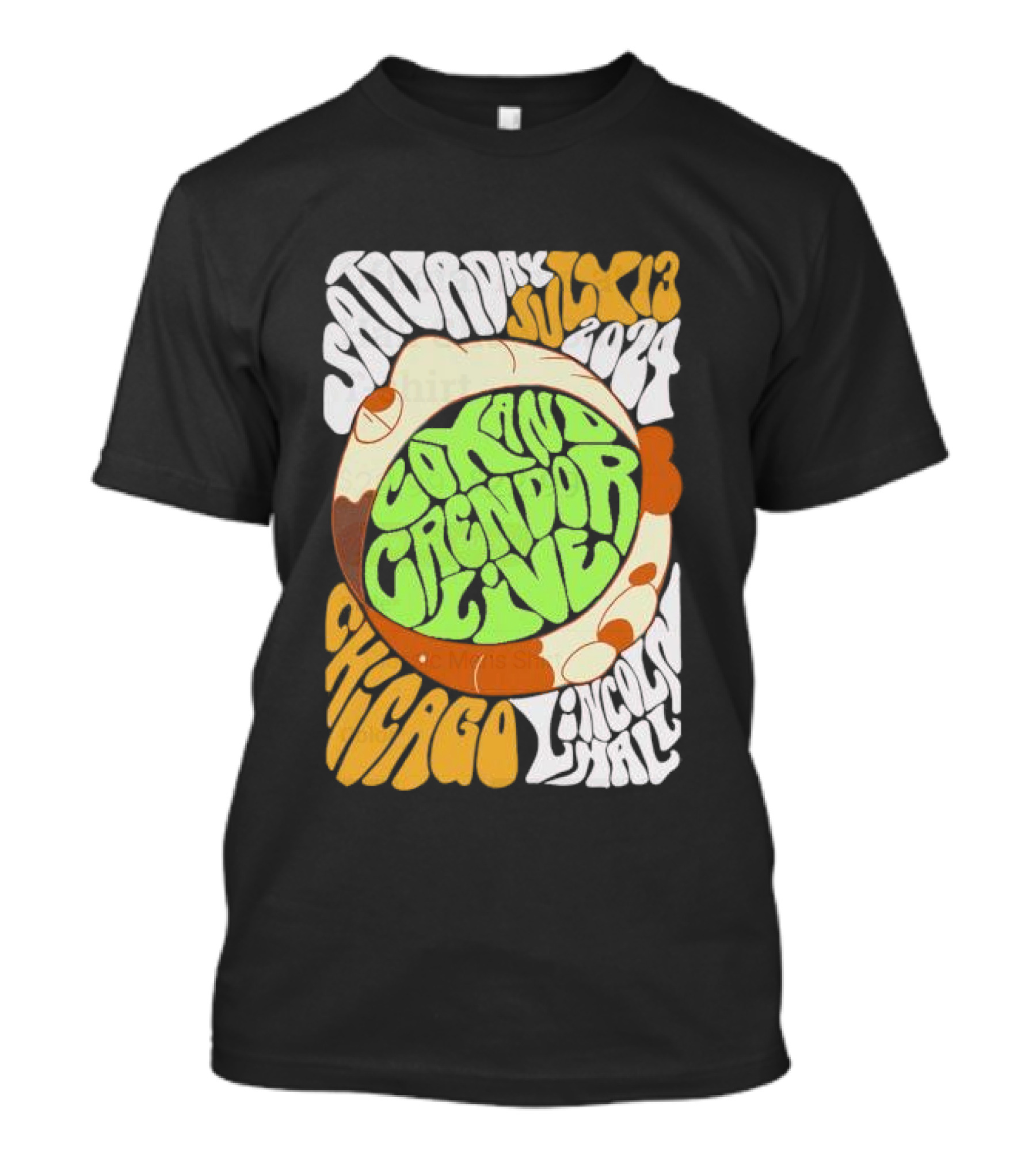 Cox And Crendor Live Saturday July 13 2024 Chicago Lincoln Hall T-Shirt