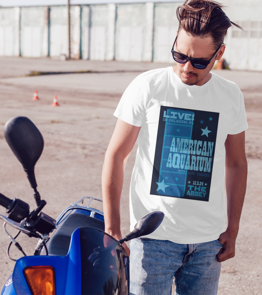 LIVE American Aquarium With Lou Hazel The Abbey Orlando FL 12.3.24 T-Shirt