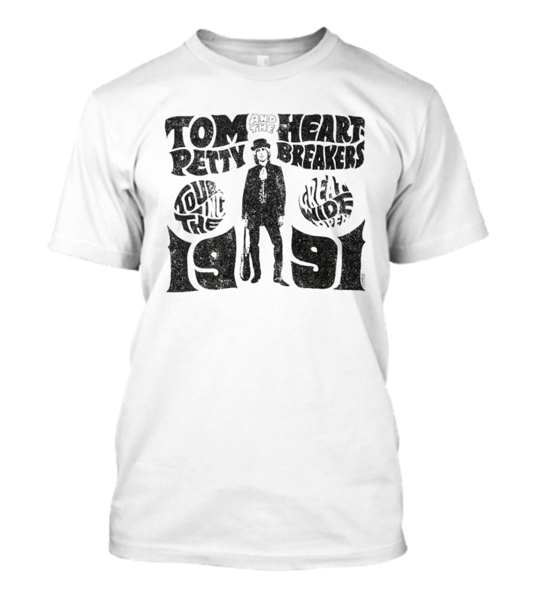 Tom Petty And The Heartbreakers Great Wide Open Tour 1991 T-Shirt