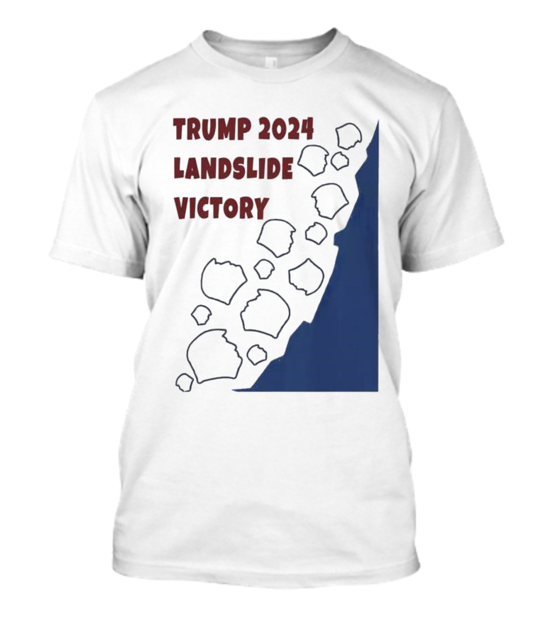 Trump 2024 Landslide Victory Political T-Shirt