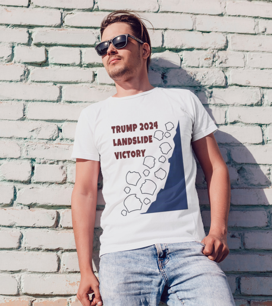 Trump 2024 Landslide Victory Political T-Shirt