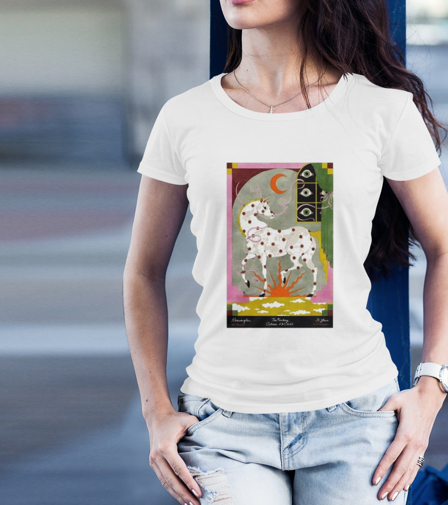 Khruangbin The Factory October 2 2024 St. Louis MO Horse And Crescent Moon T-Shirt