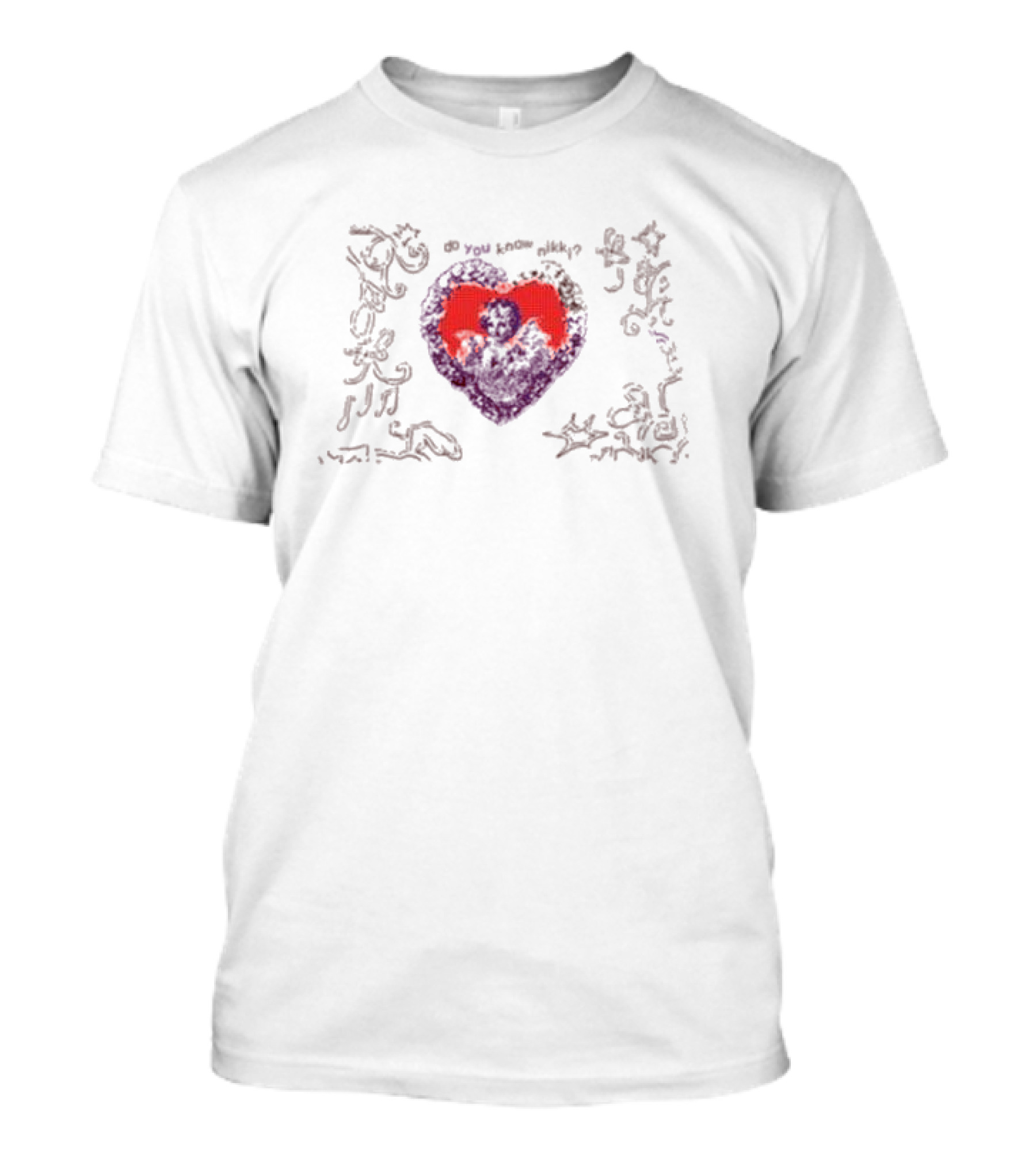 Do You Know Nikki Heart Design With Nikki Carreon T-Shirt