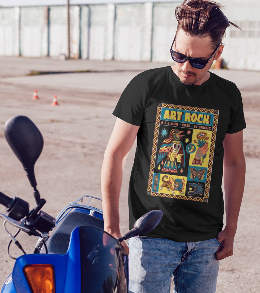 Art Rock Festival 2025 St Brieuc June 6-8 Bretagne France T-Shirt