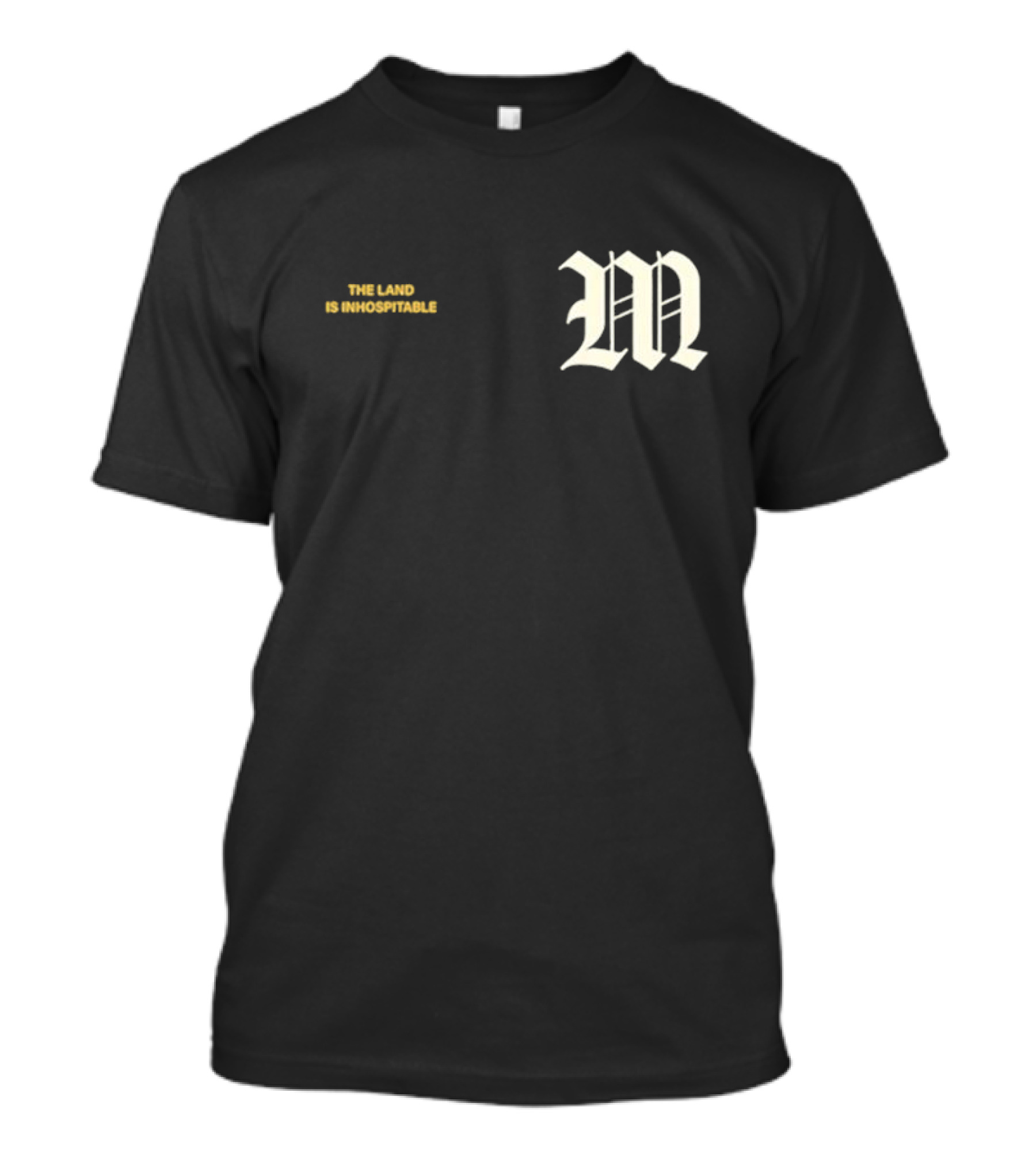 Mitski The Land Is Inhospitable Gothic Letter M T-Shirt