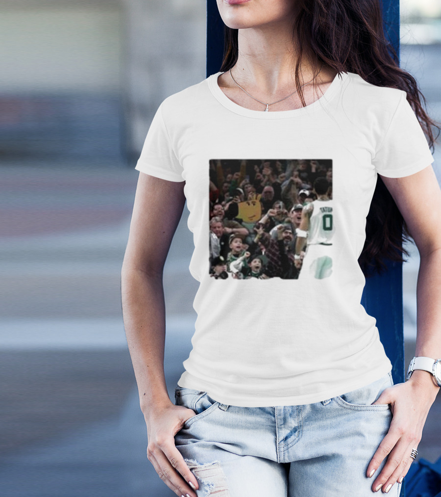 Chill Guy Dog Celtic Boston Tatum 0 Fan Crowd T-Shirt