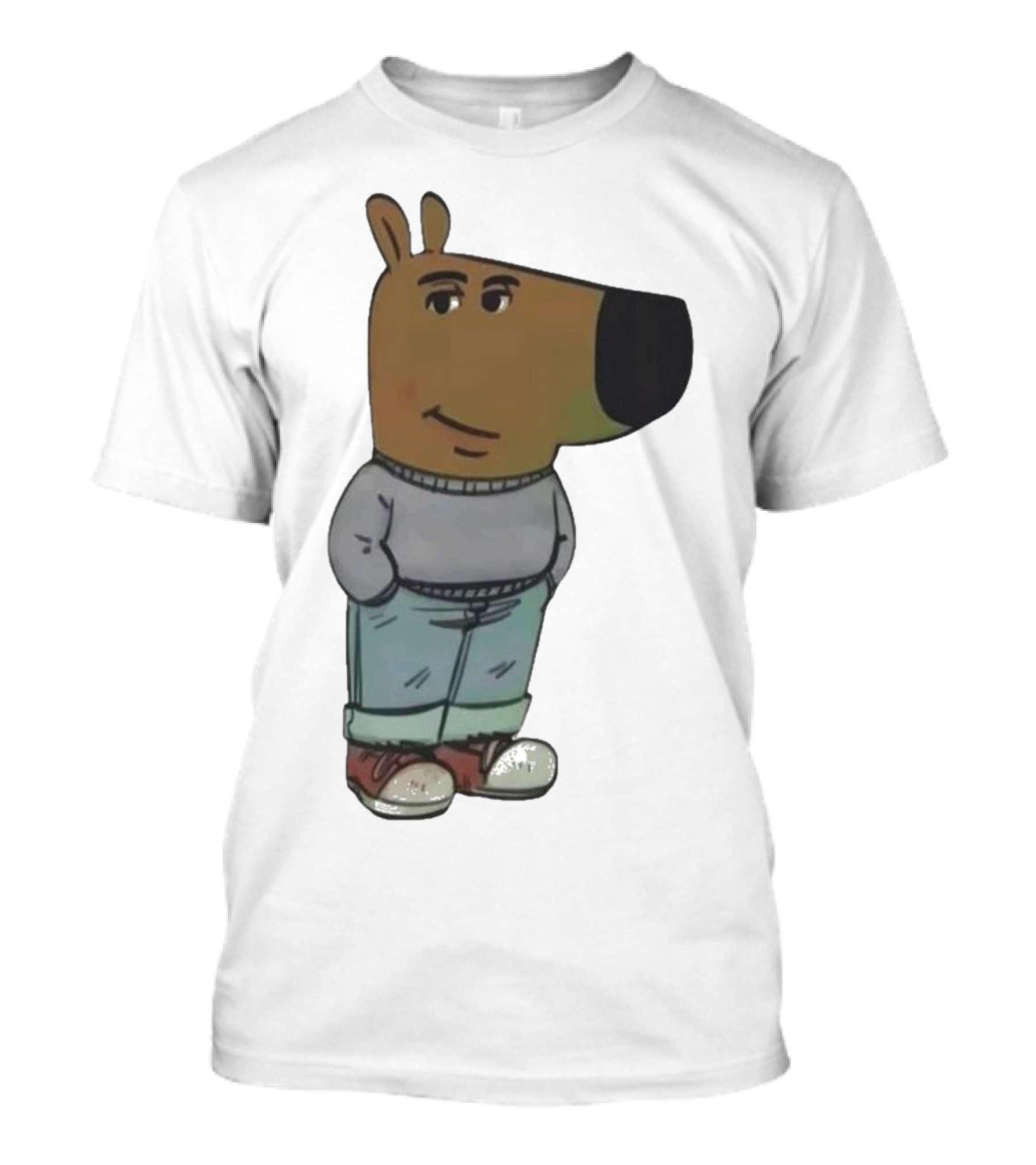 Chill Guy Dog Meme Tiktok 2024 Trendy Character T-Shirt