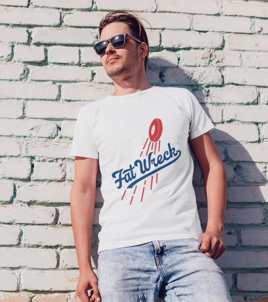 Fat Wreck Chords Los Angeles Dodgers Record T-Shirt