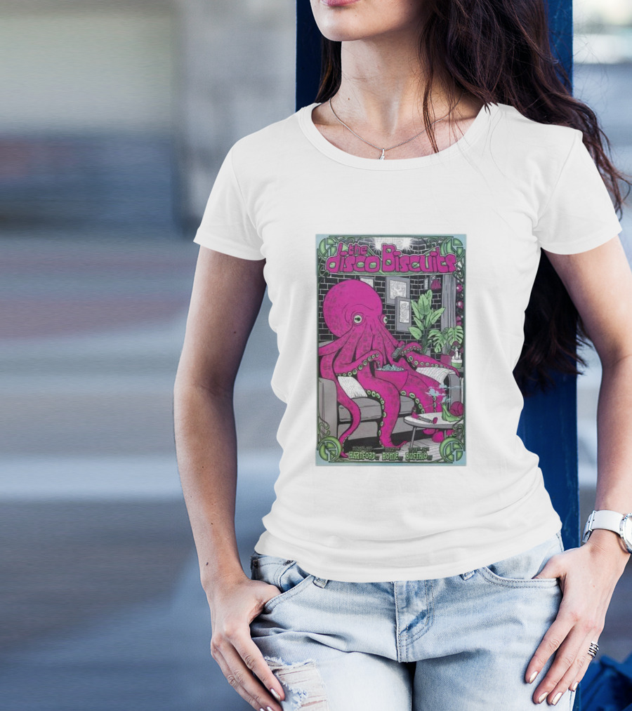The Disco Biscuits November 2024 Shows Hartford Rome Buffalo T-Shirt