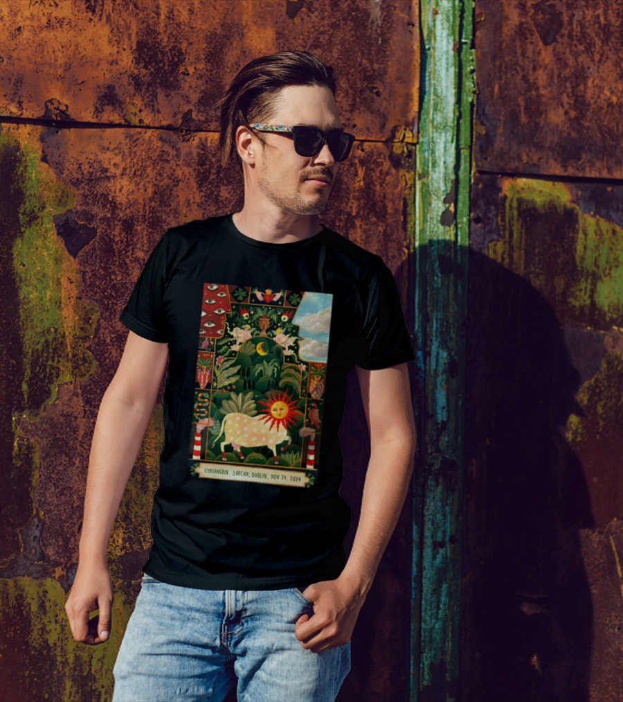 Khruangbin 3Arena Dublin Nov 24 2024 Tour With Symbolic Lion T-Shirt