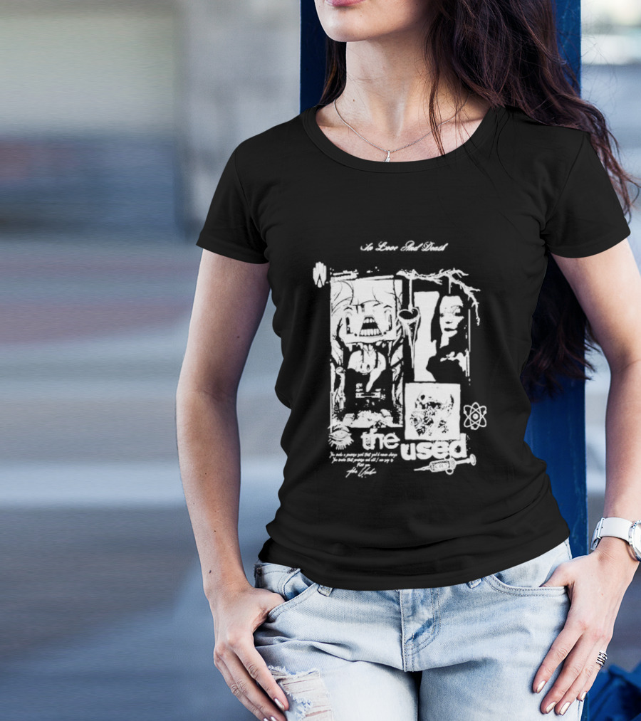 The Used Albums No Love And Death In Love And Death T-Shirt