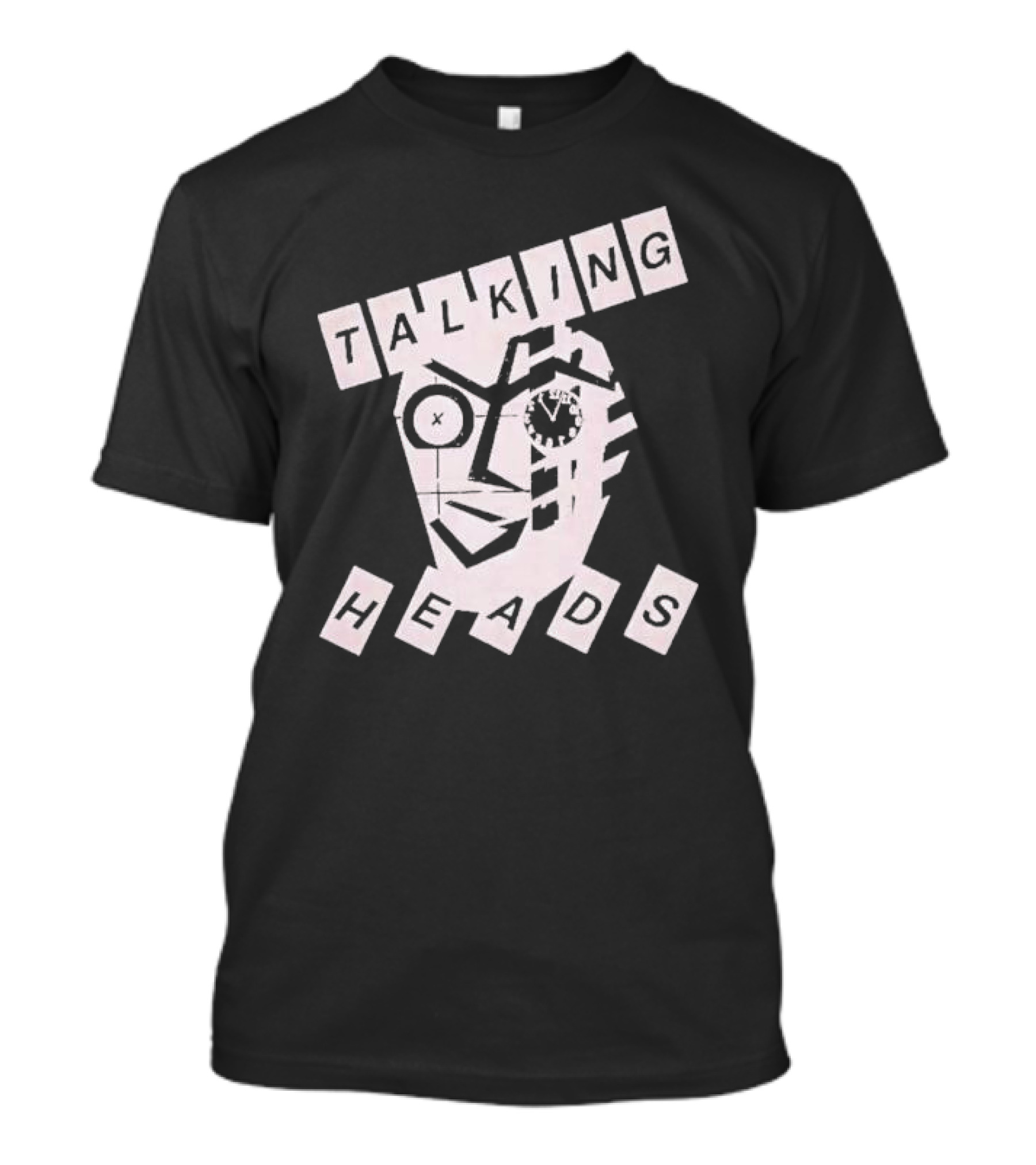 Talking Heads Geometric Face Puzzle T-Shirt