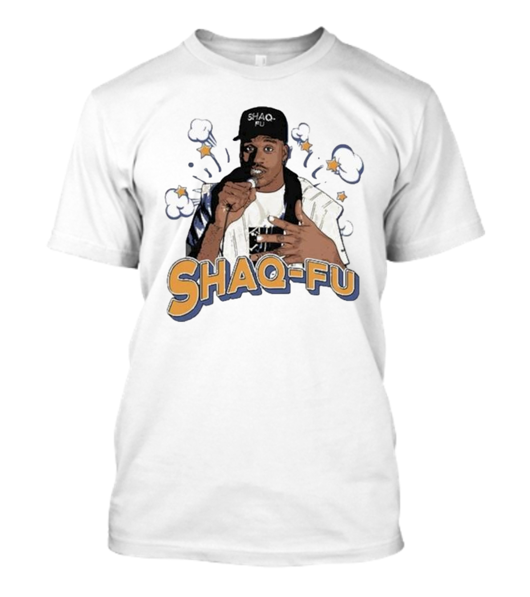 Shaq-Fu Shaquille O'Neal Rap Style Comic Pop T-Shirt