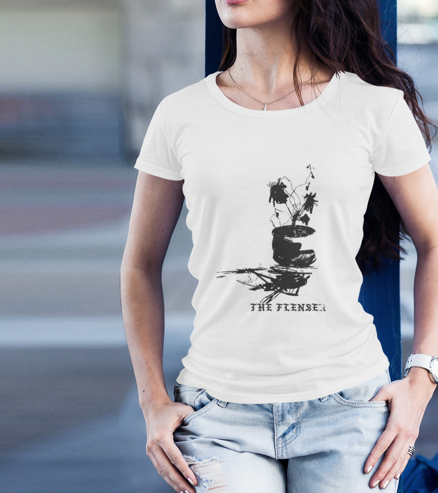 The Flenser Sad Flower Reflection T-Shirt