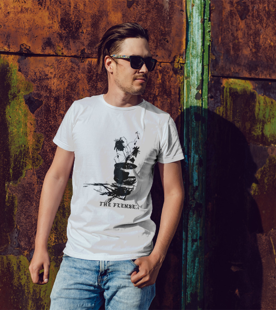 The Flenser Sad Flower Reflection T-Shirt
