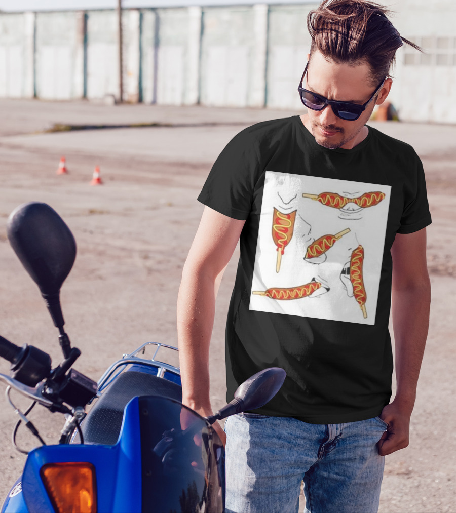 Buboosenchan Corn Dog Eating Sequence T-Shirt