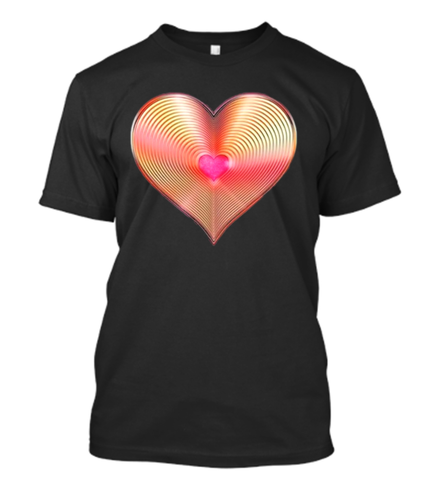Cannons Band Radiant Gold Heart T-Shirt