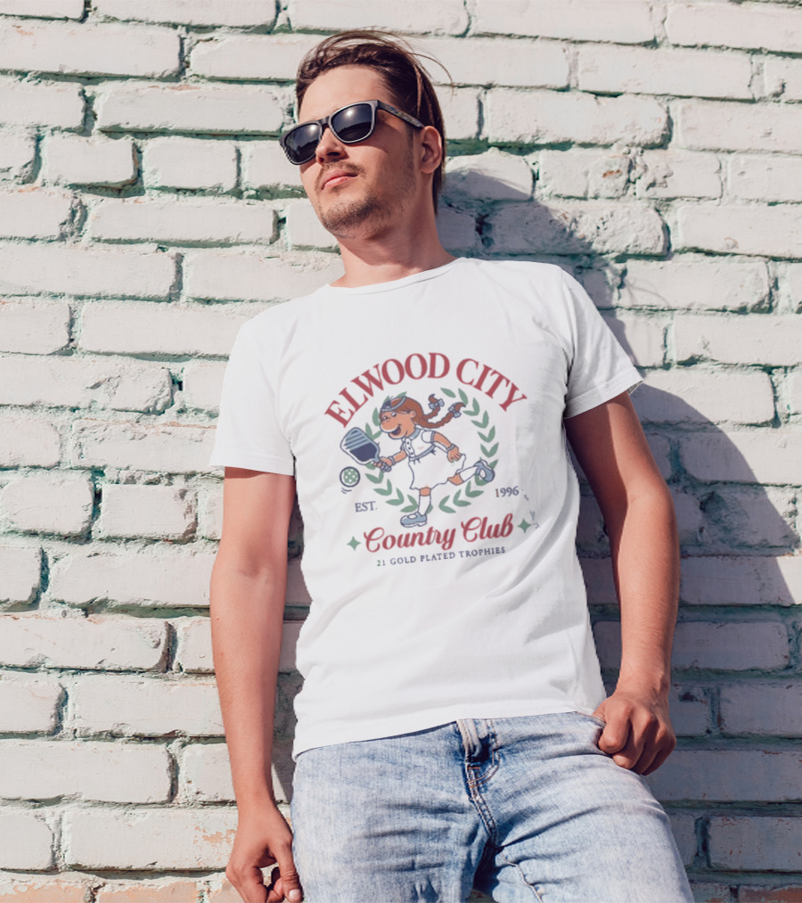 Retrokid X Arthur Elwood City Country Club Est. 1996 21 Gold Plated Trophies T-Shirt