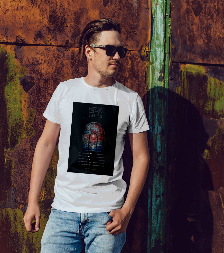 Zedd Telos Asia Tour 2025 Singapore Manila Jakarta Tokyo Seoul Hong Kong T-Shirt