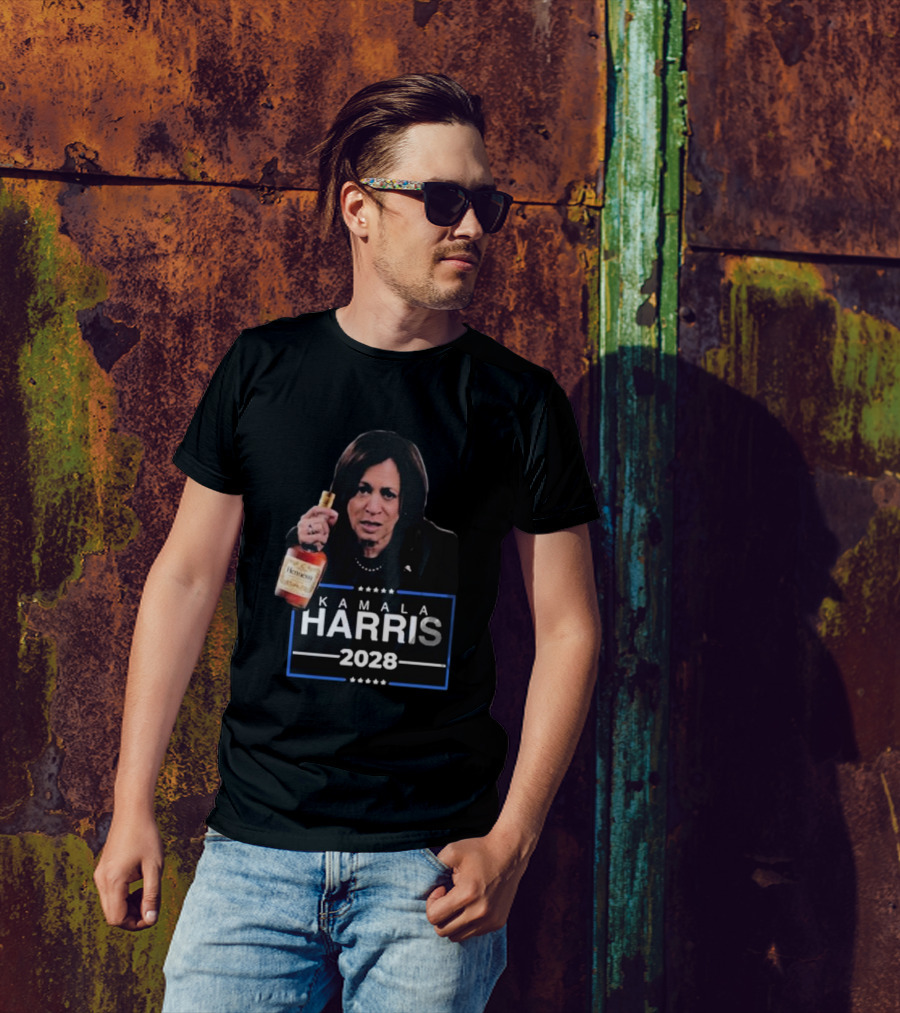 Kamala Harris 2028 Hennessy Luke Rudkowski T-Shirt