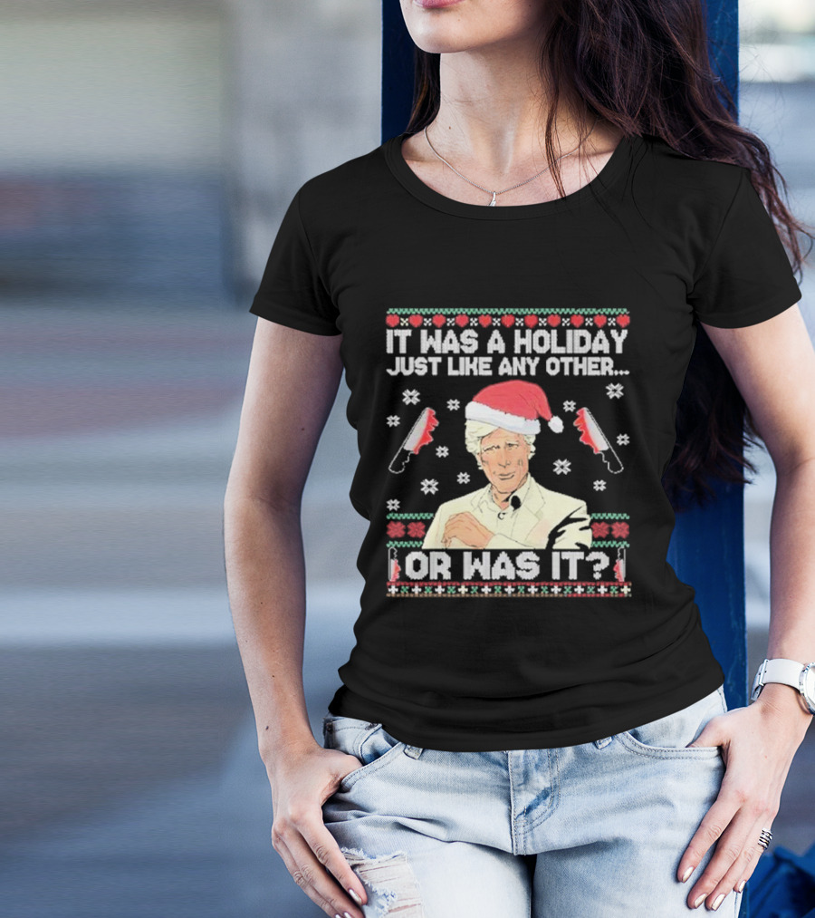 Keith Morrison Holiday Any Other Or Was It Santa Hat Knives T-Shirt