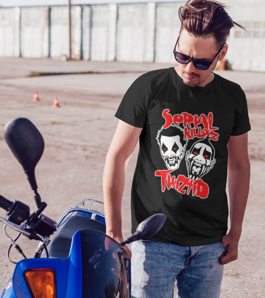 Serial Killaz Twiztid Glow In The Dark Faces T-Shirt