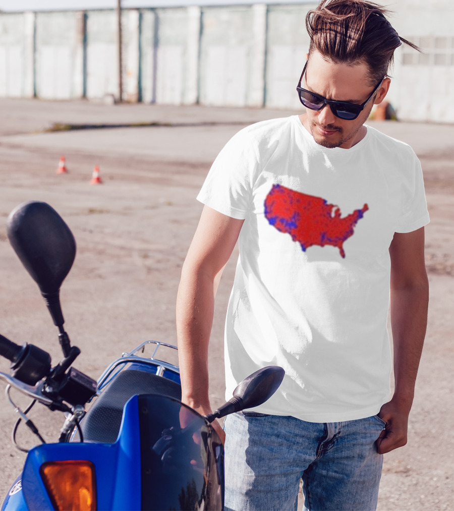 Brett Cooper Mandate Map USA Red And Blue Election T-Shirt