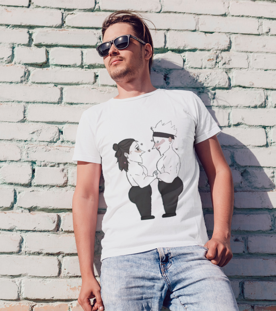 Buboosenchan’s Anime Couple Romance Holding Hands T-Shirt
