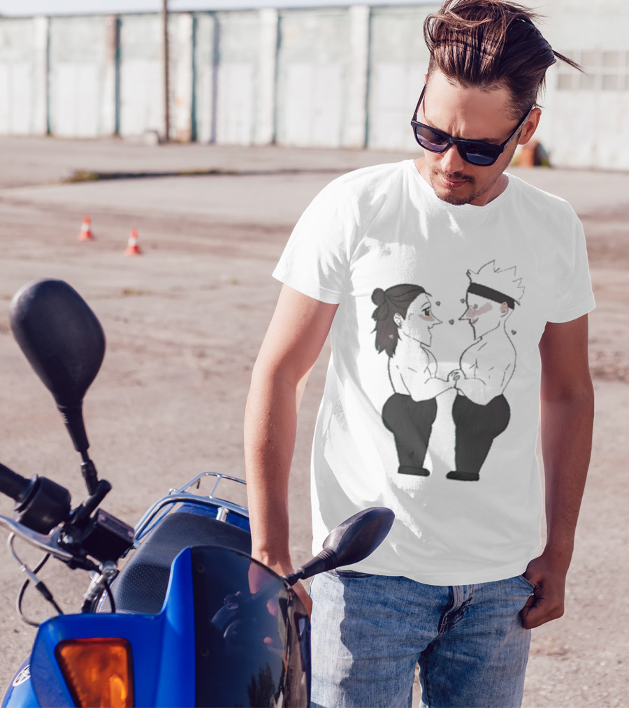 Buboosenchan’s Anime Couple Romance Holding Hands T-Shirt