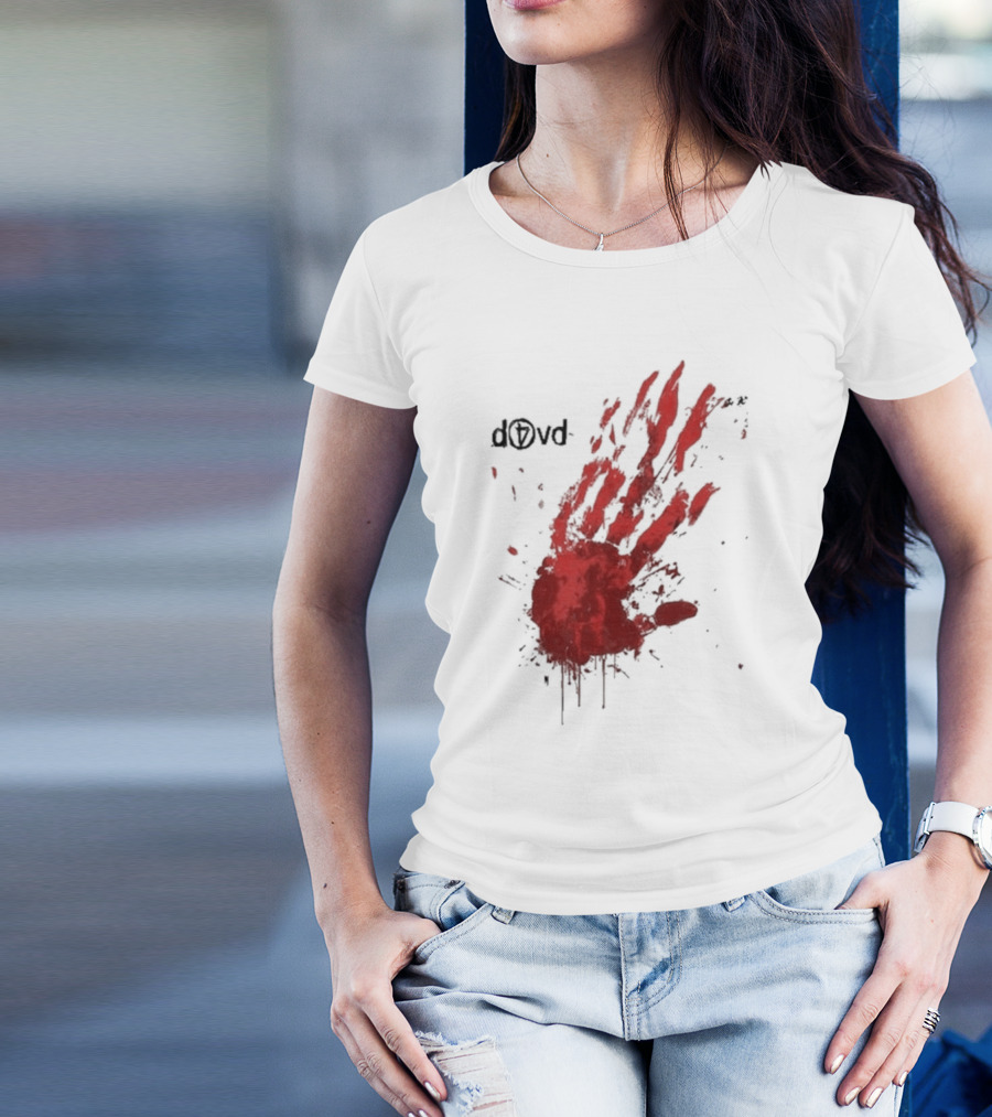 D4VD Blood Handprint Splatter T-Shirt
